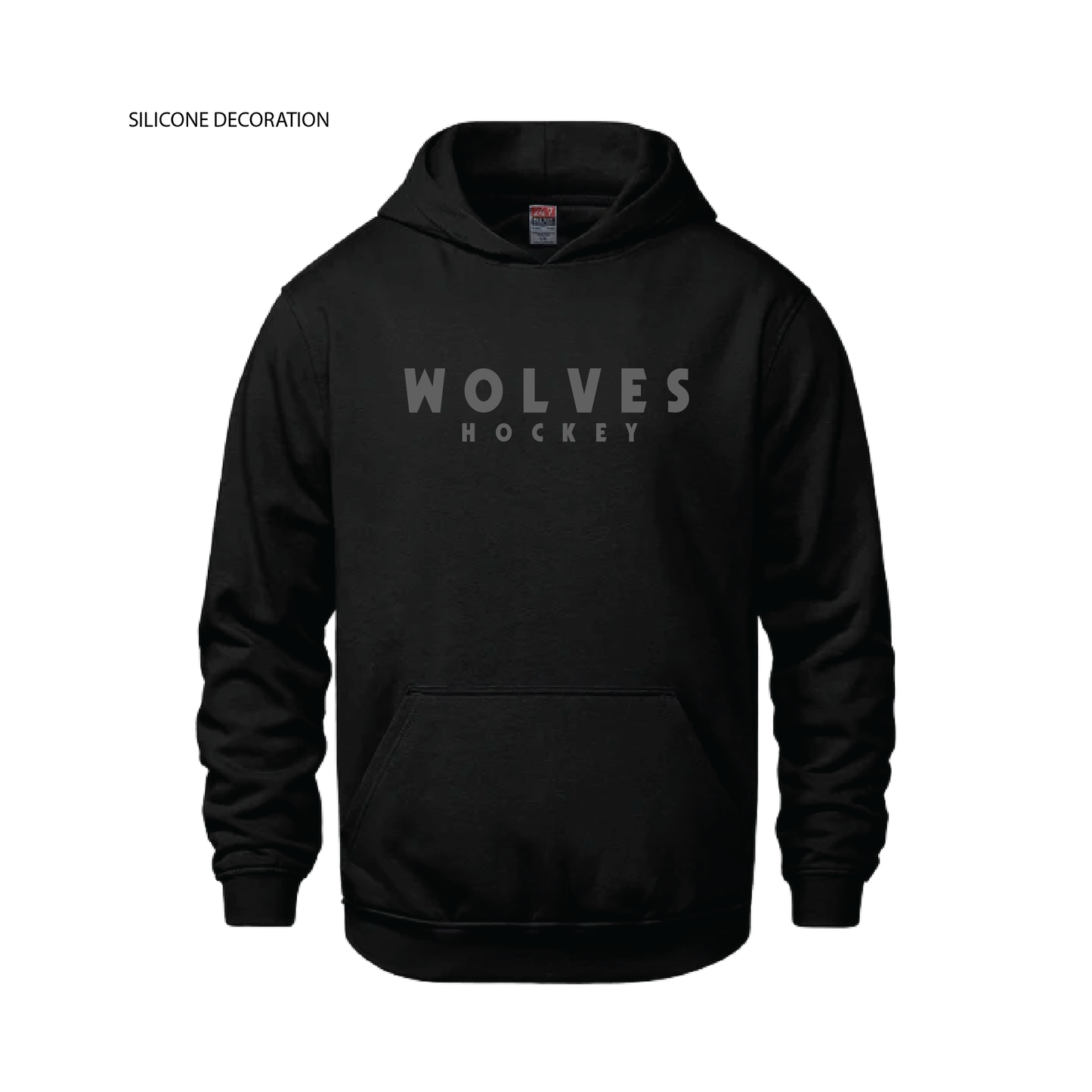 U12 A/AA - Wolves - Hoodie with Silicone Decoration