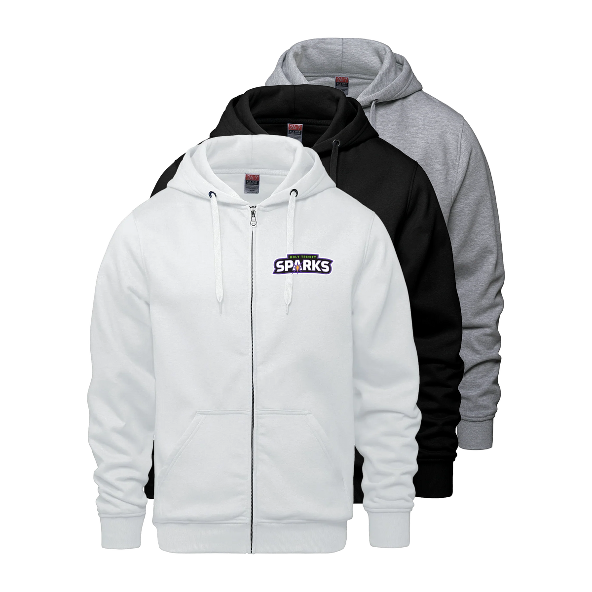 HOLY TRINITY - Full-Zip Hoodie