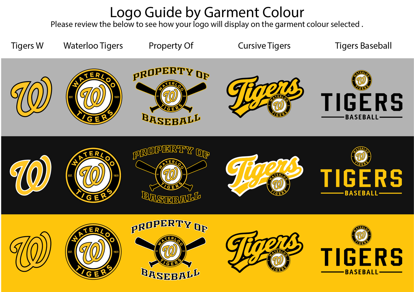 Tigers - U13 - Pro Team T-Shirt