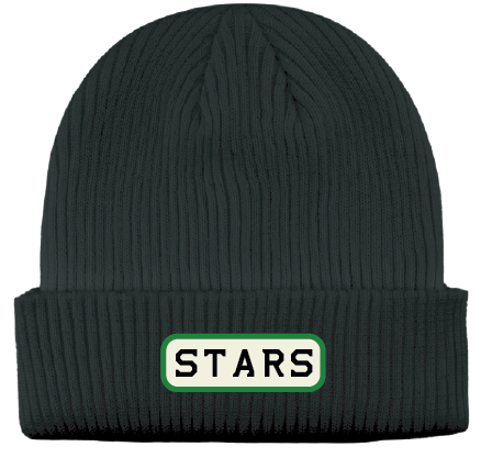 TC STARS - Traditional 6 Seam Cotton Toque with Cuff
