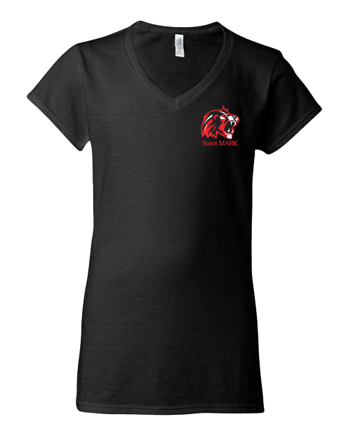 ST MARK - Ladies V-Neck T-Shirt