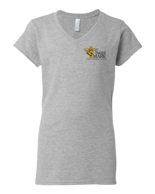 ST MARK - Ladies V-Neck T-Shirt