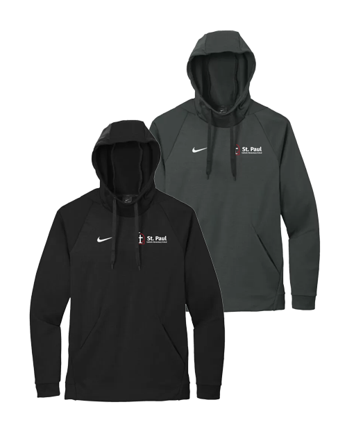 ST. PAUL - Adult Nike Therma Pullover Hoodie - Corp Logo