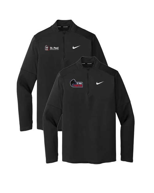 ST PAUL - Ladies Nike DriFit 1/2 Zip Top