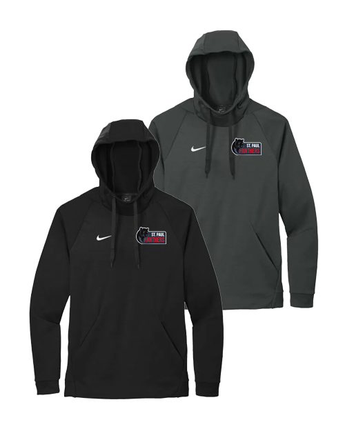ST. PAUL - Adult Nike Therma Pullover Hoodie - Sport Logo