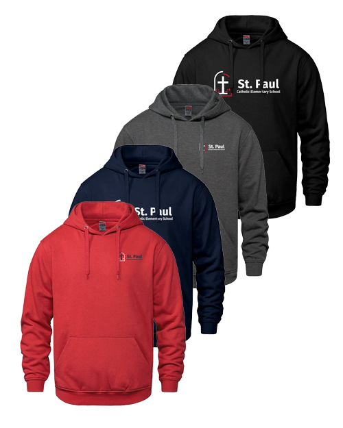 ST. PAUL - Adult Basic Hoodie - Corporate Logo