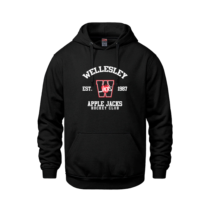 WAJ - Pullover Hoodie - Wellesley Est 1987 Logo