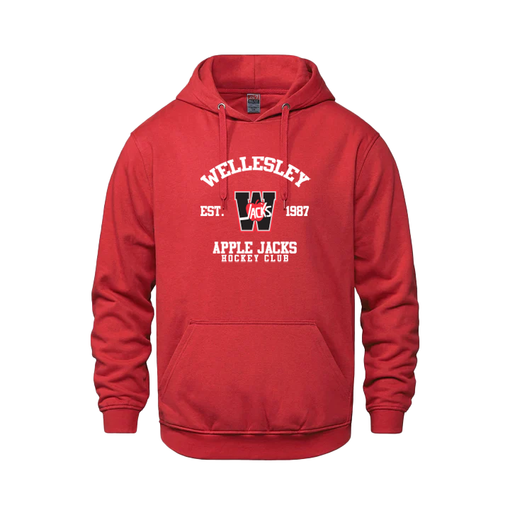 WAJ - Pullover Hoodie - Wellesley Est 1987 Logo