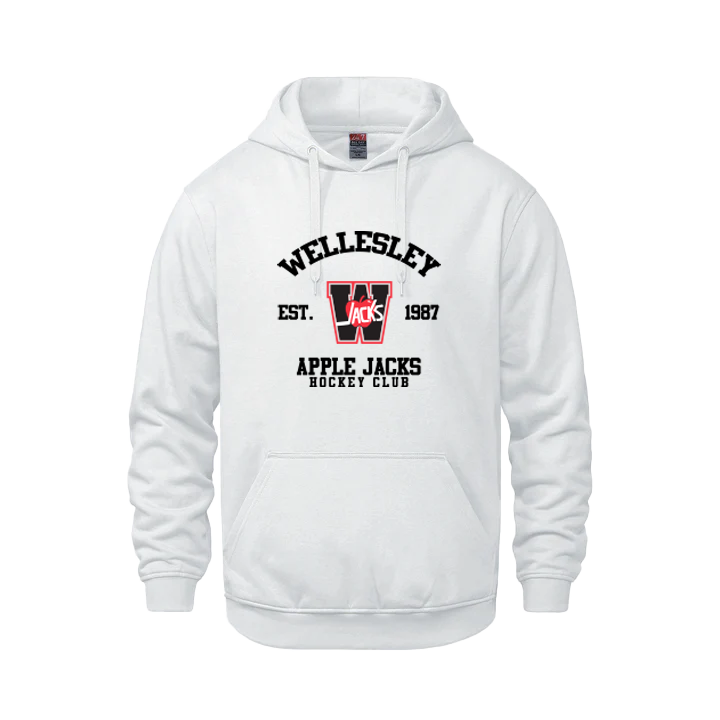 WAJ - Pullover Hoodie - Wellesley Est 1987 Logo