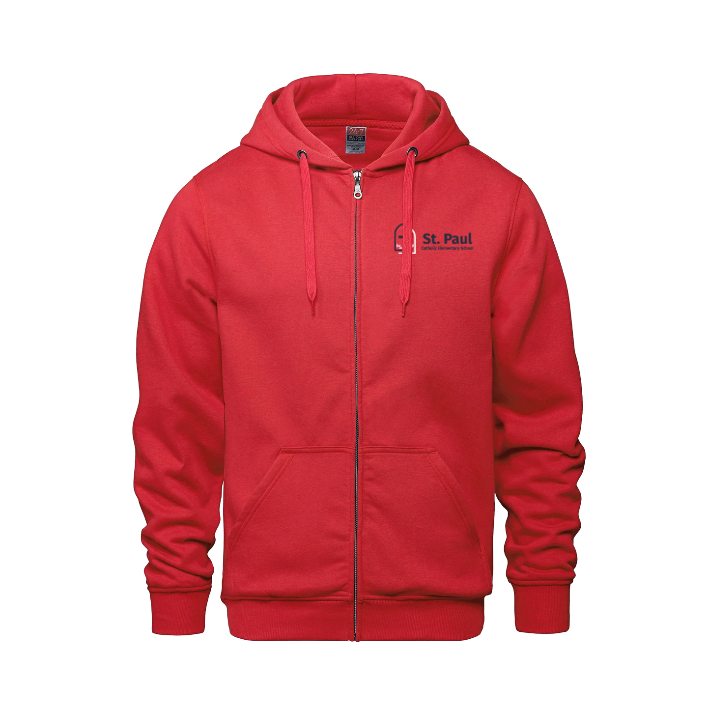ST. PAUL - Adult Zip-Up Hoodie - Corporate Logo
