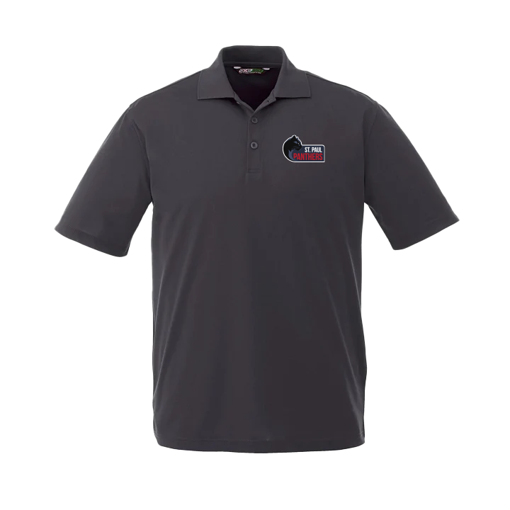 ST. PAUL - Men's Basic Performance Polo - Sport Logo