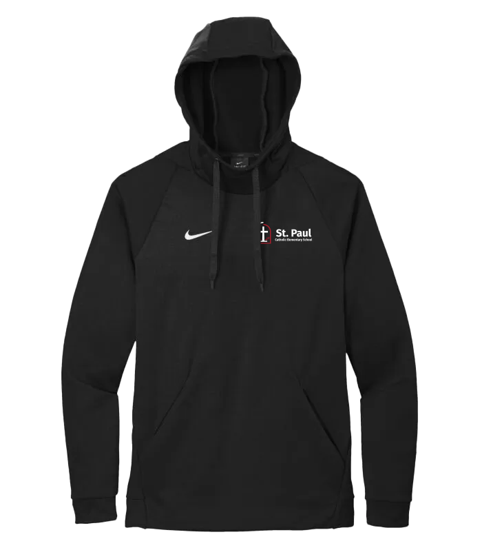 ST. PAUL - Adult Nike Therma Pullover Hoodie - Corp Logo