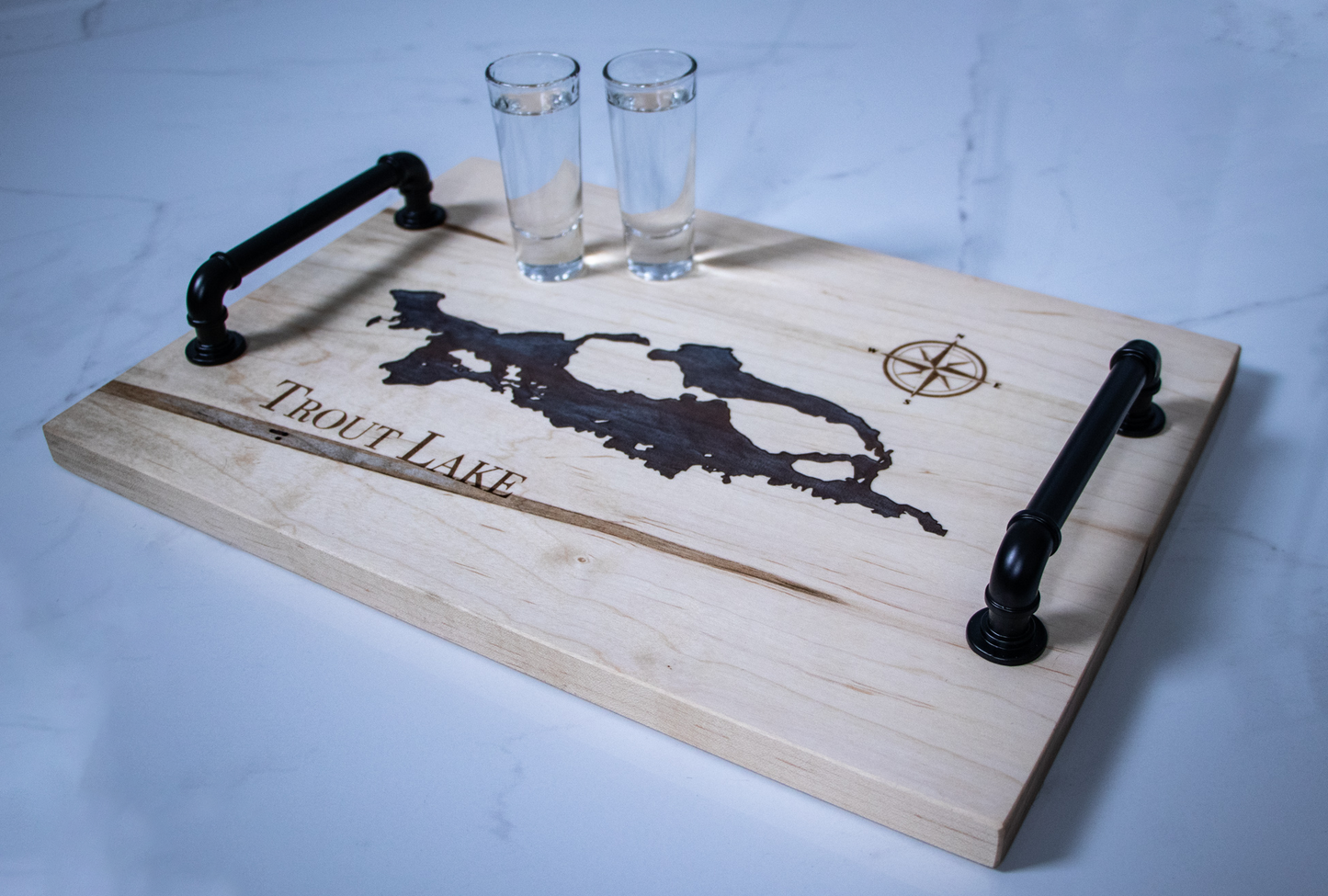 Customized Lake Serving Tray